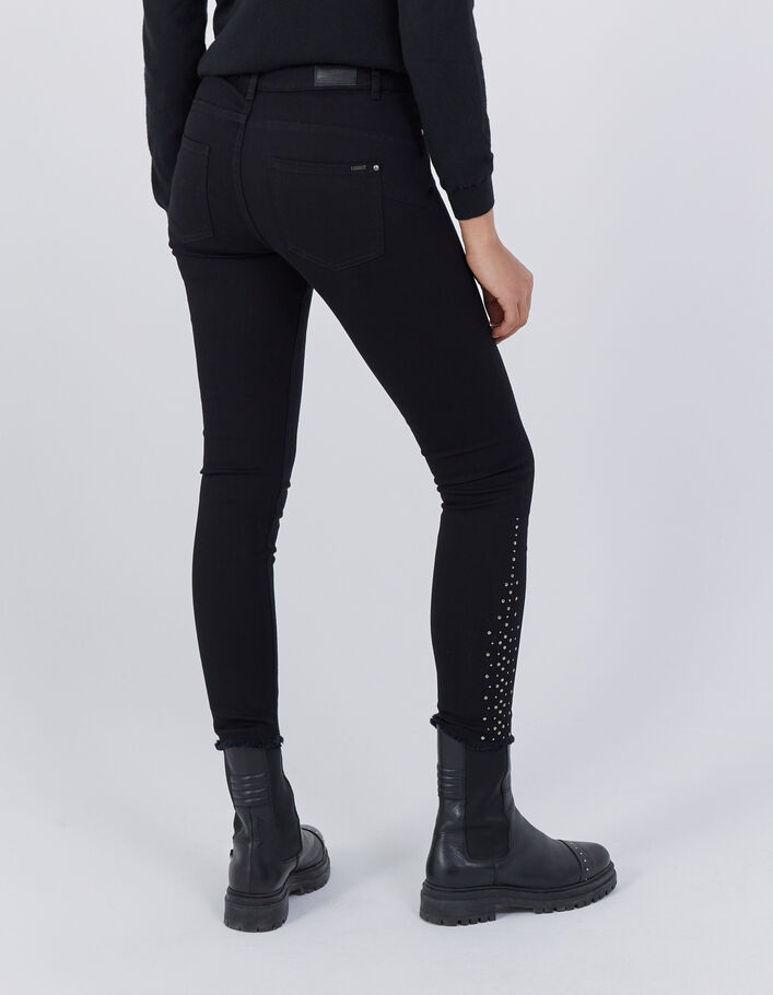Intense black sculpt up slim jeans sierstuds dames-3