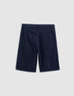 Bermudas tipo chino azul marino niño-6