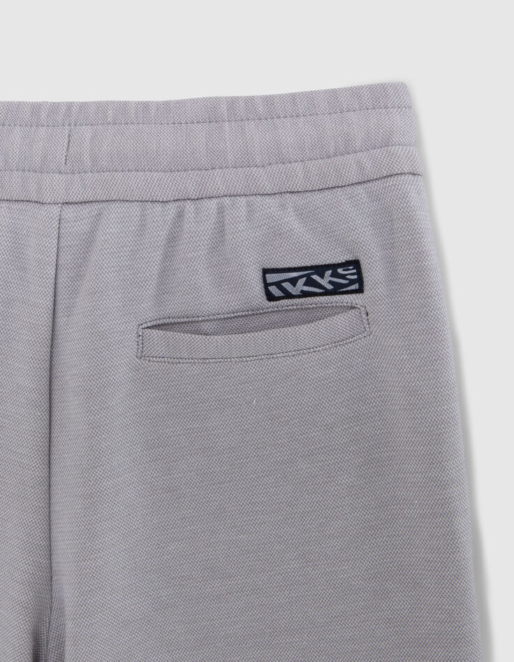 Bermudas gris punto niño-6