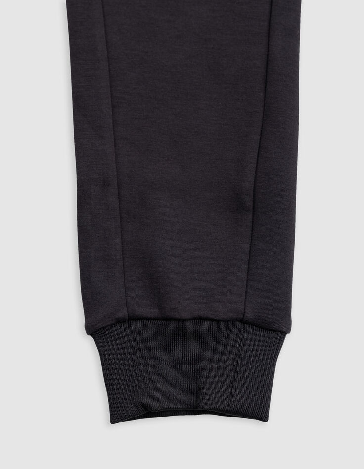 Ch&aacute;ndal bimaterial negro con bolsillos para ni&ntilde;os-4