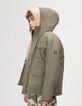 Parka 3-en-1 kaki doudoune réversible garçon-2 Parka 3-en-1 kaki doudoune réversible garçon-2