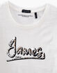 Tee-shirt blanc cassé avec sequins réversibles fille-2
