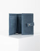 The Trader black snakeskin- effect leather wallet-5