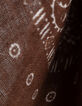 Square brown bandana scarf Men-3