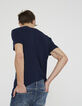 Men's blue T-shirt-3