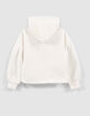 Sweat blanc Mickey argenté IKKS - MICKEY fille-2