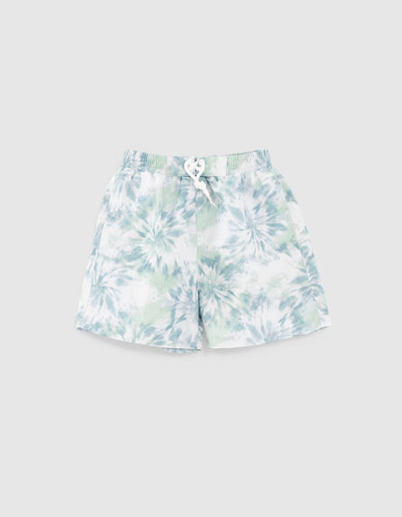 Boys’ mint tie-dye look swim shorts