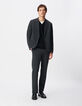 Pantalon de costume gris maille ULTRA MOBILITY Homme-1