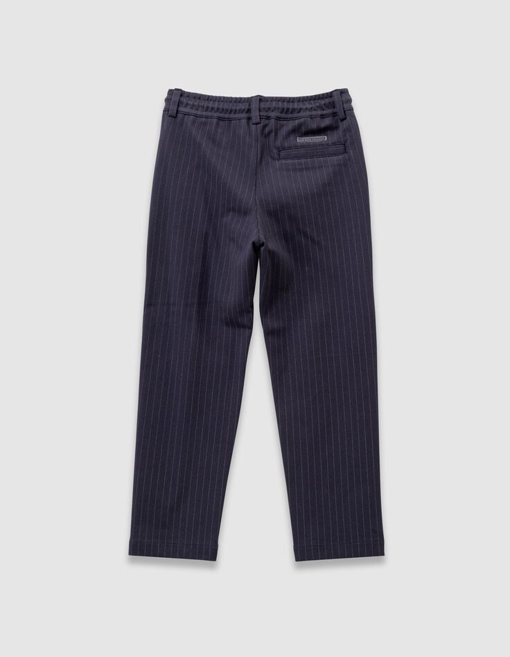Pantalón jogger loose azul marino rayas tenis niño-6 Pantalón jogger loose azul marino rayas tenis niño-6