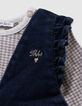 Set T-shirt en jeansjurk babymeisjes-4