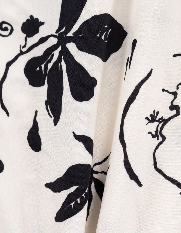 Boy's ecru maxi astro print shirt-9
