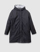 3-in-1 black parka and fur-lined padded jacket-2