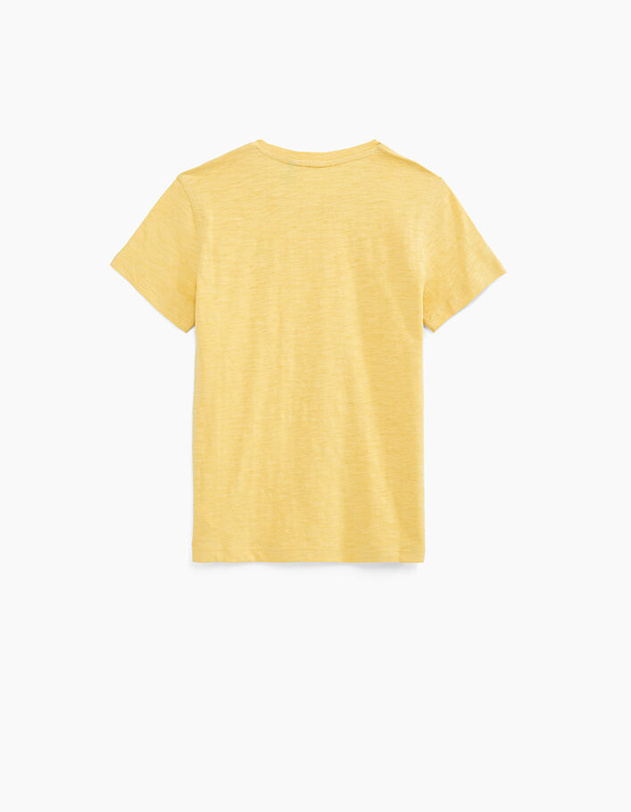 Gelbes Jungen-T-Shirt Essentiels aus Biobaumwolle - IKKS