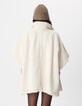 Cape &eacute;crue col tailleur Femme-2