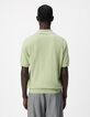 Polo verde de manga corta Hombre-3