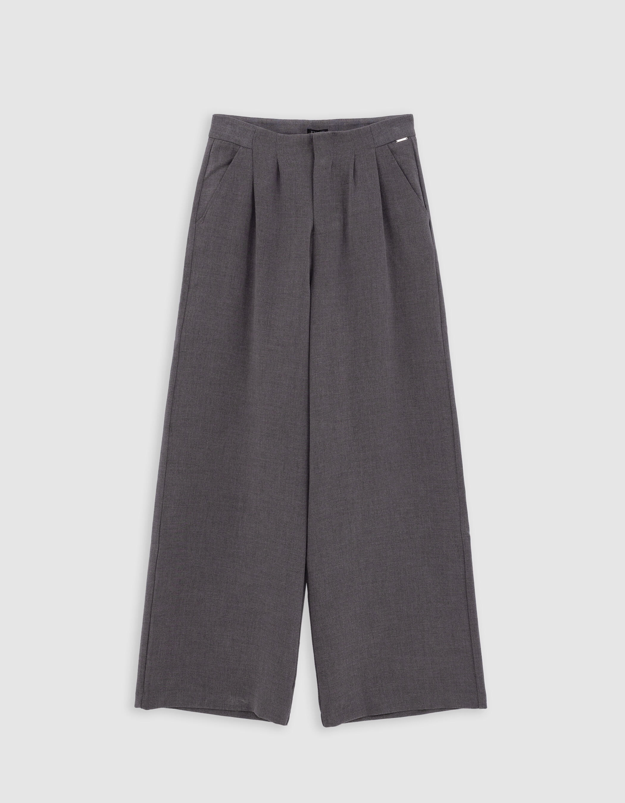 Pantalon LARGE gris fille IKKS