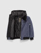 Boys&rsquo; slate bomber jacket with hood facing-2