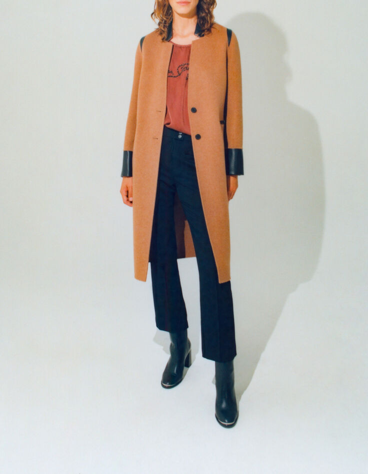 Women’s sienna long coat with rock details-6