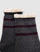 Chaussettes beiges, noires, grises fille-4