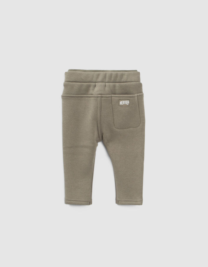 Jogging kaki double ceinture élastiquée bébé garçon-5