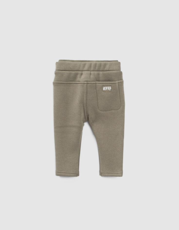 Kaki jogging dubbele elastische ceintuur babyjongens-4