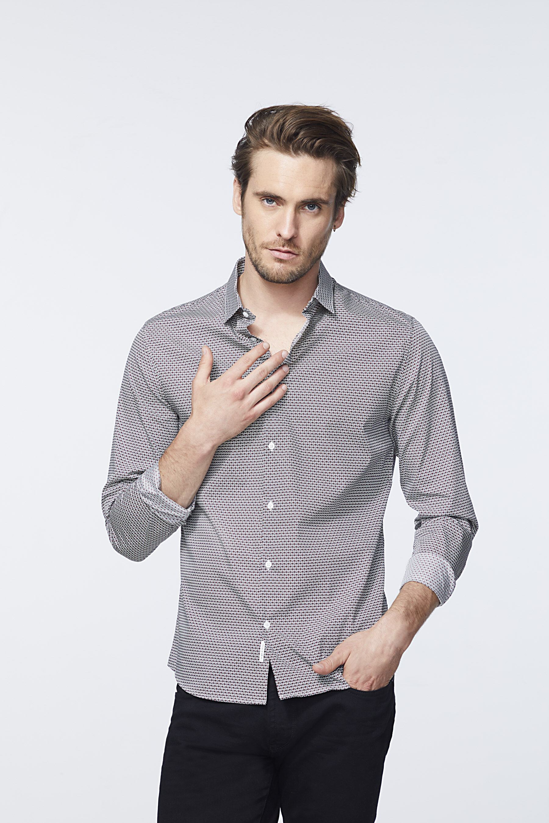 Chemise tete cheap de mort homme