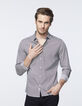 Camisa SLIM cruda estampado calaveras Hombre-2