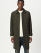 Men’s khaki check coat-1