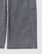 Jean LARGE gris coton bio fille-7