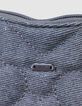 Sac à main bleu pailleté matelassage cœurs fille-6