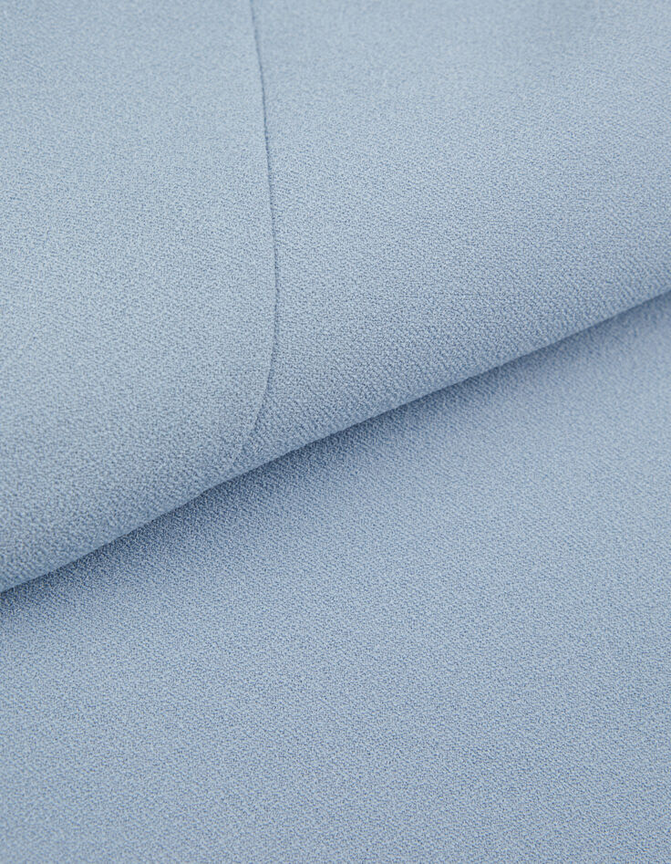 Women's blue fluid oversized suit jacket-8