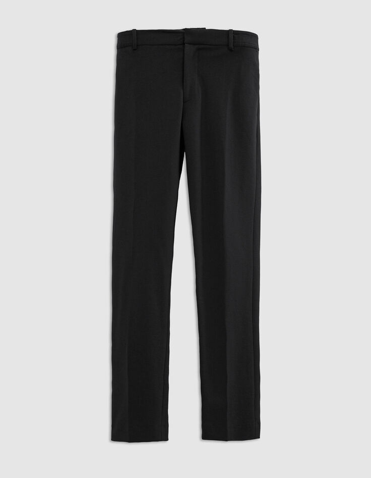 Pantalon de costume SLIM noir maille Milano Homme-8
