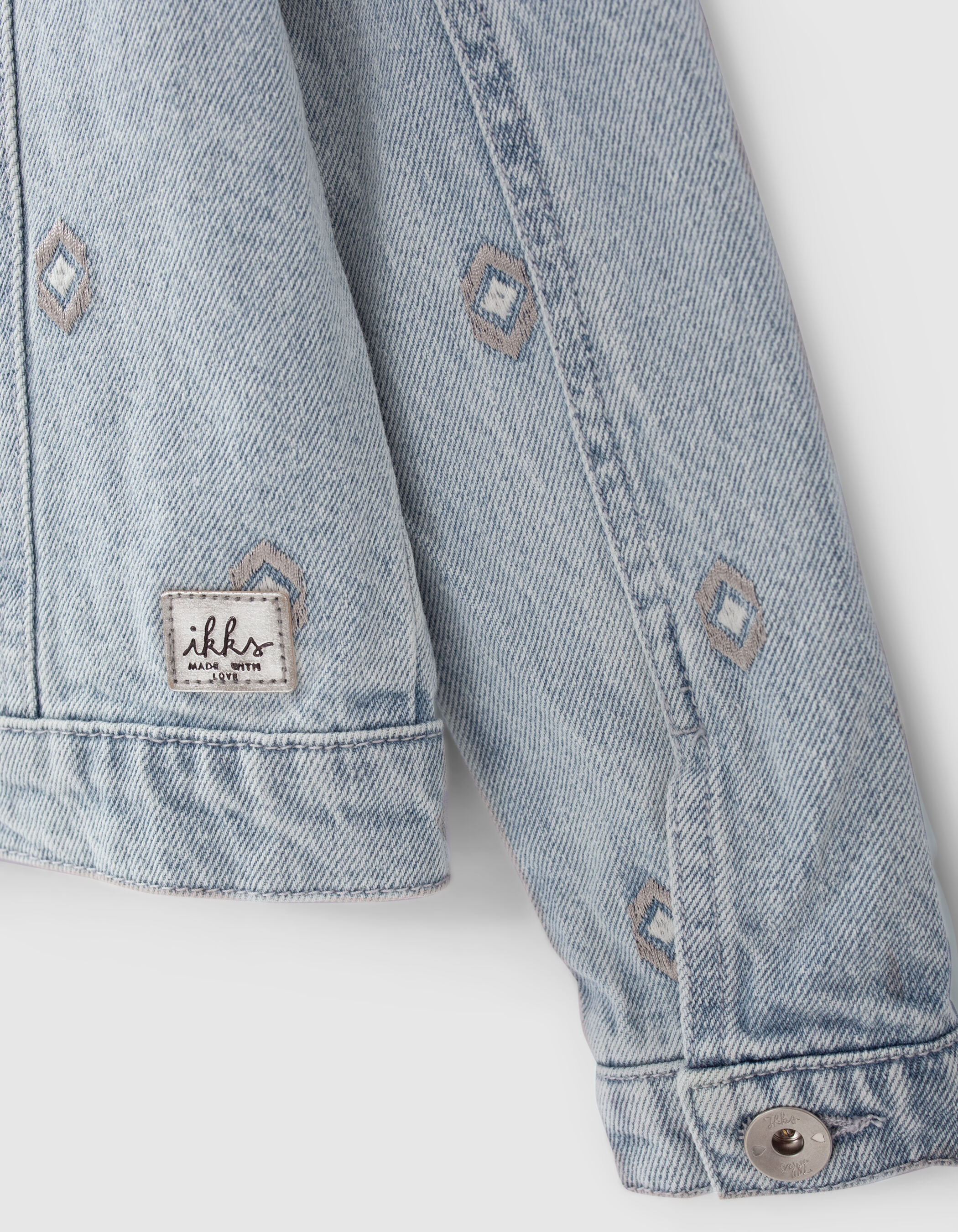 Veste en jean deals ikks fille