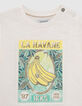 T-shirt &eacute;cru coton bio visuel bananes b&eacute;b&eacute; gar&ccedil;on-2