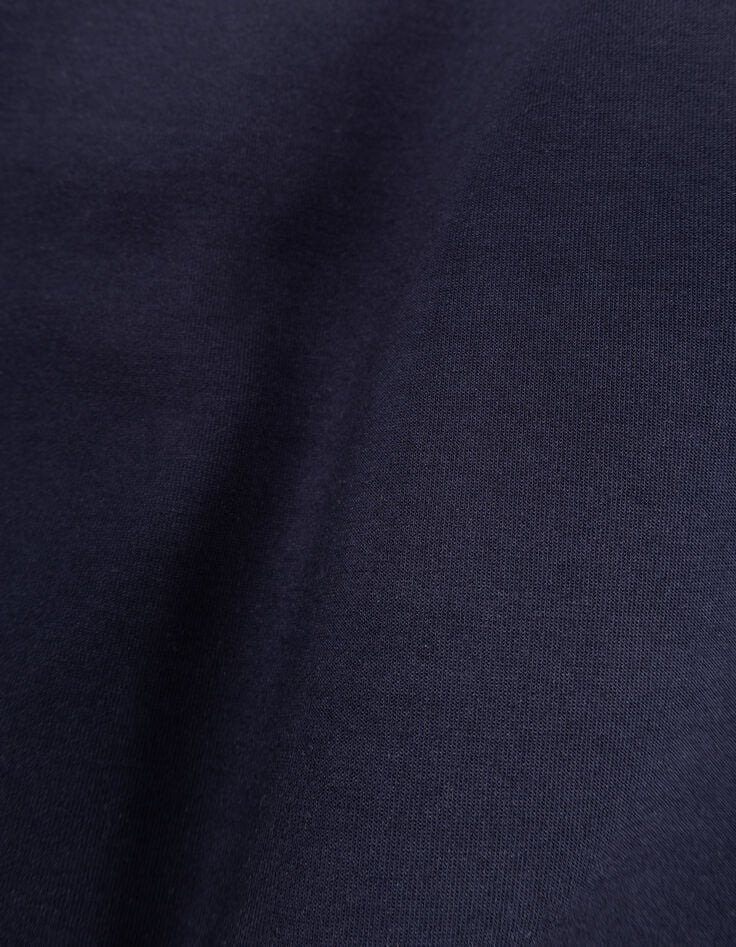 Navy vest mouwen gebreide logo's jongen-7