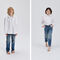 Unisex white organic cotton Gender Free shirt - IKKS image number 0