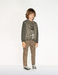 Boys&rsquo; dark khaki combat trousers-2