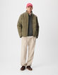 Beige joggingbroek van corduroy voor heren-2