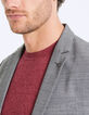 Grauer Herrensakko mit Glencheck-Karomuster Travel Suit-5