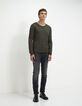 Men's khaki T-shirt-2