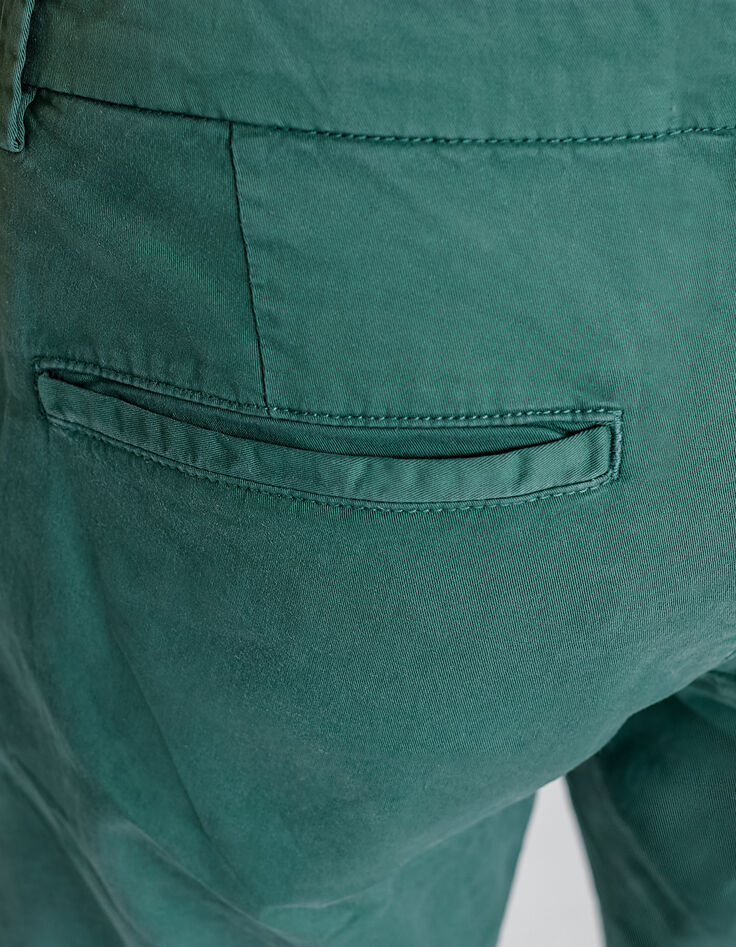 Men’s green CROPPED chinos-5