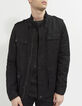 Parka noire pour homme-1