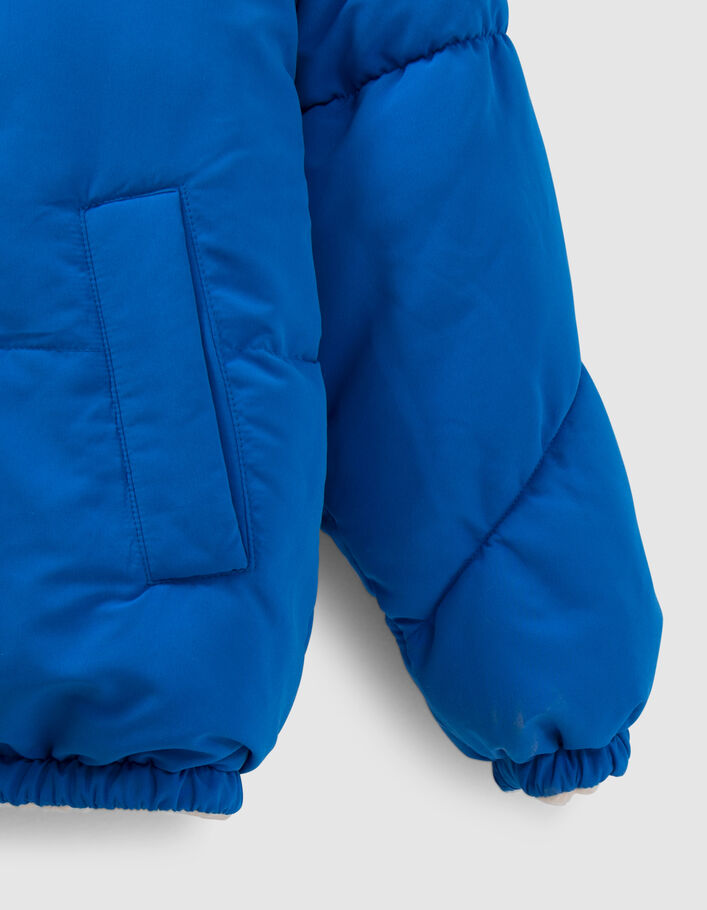 Plumas reversible azul y Sherpa crudo niña-9