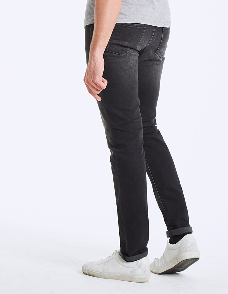 Men's Hollywood slim black jeans-4