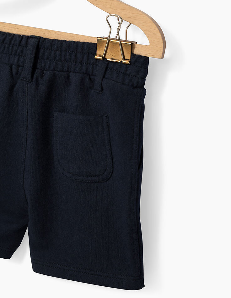 Polo y shorts felpa bebé niño-7