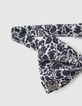 Nœud papillon bleu calanque tissu Liberty garçon -4