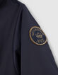Navy parka gevoerd babymeisjes-5