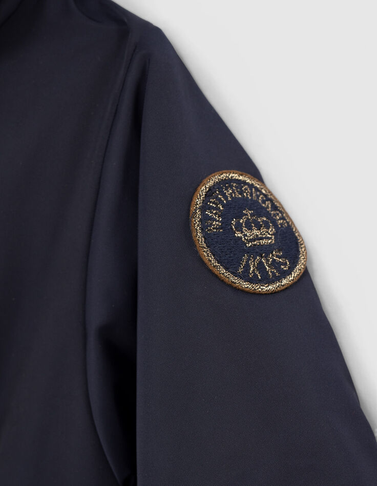 Navy parka gevoerd babymeisjes-5