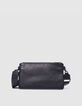 Le 111 COUTURE noir cuir drapé Femme-3