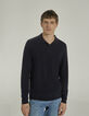 Polo azul marino modal Hombre-1